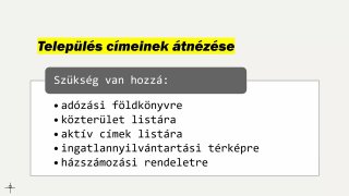 Mire van szükség a címek átnézéséhez?